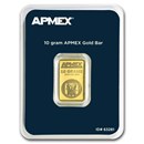 10 gram Gold Bar - APMEX (TEP) 10 gram Gold Bar - APMEX (TEP)
